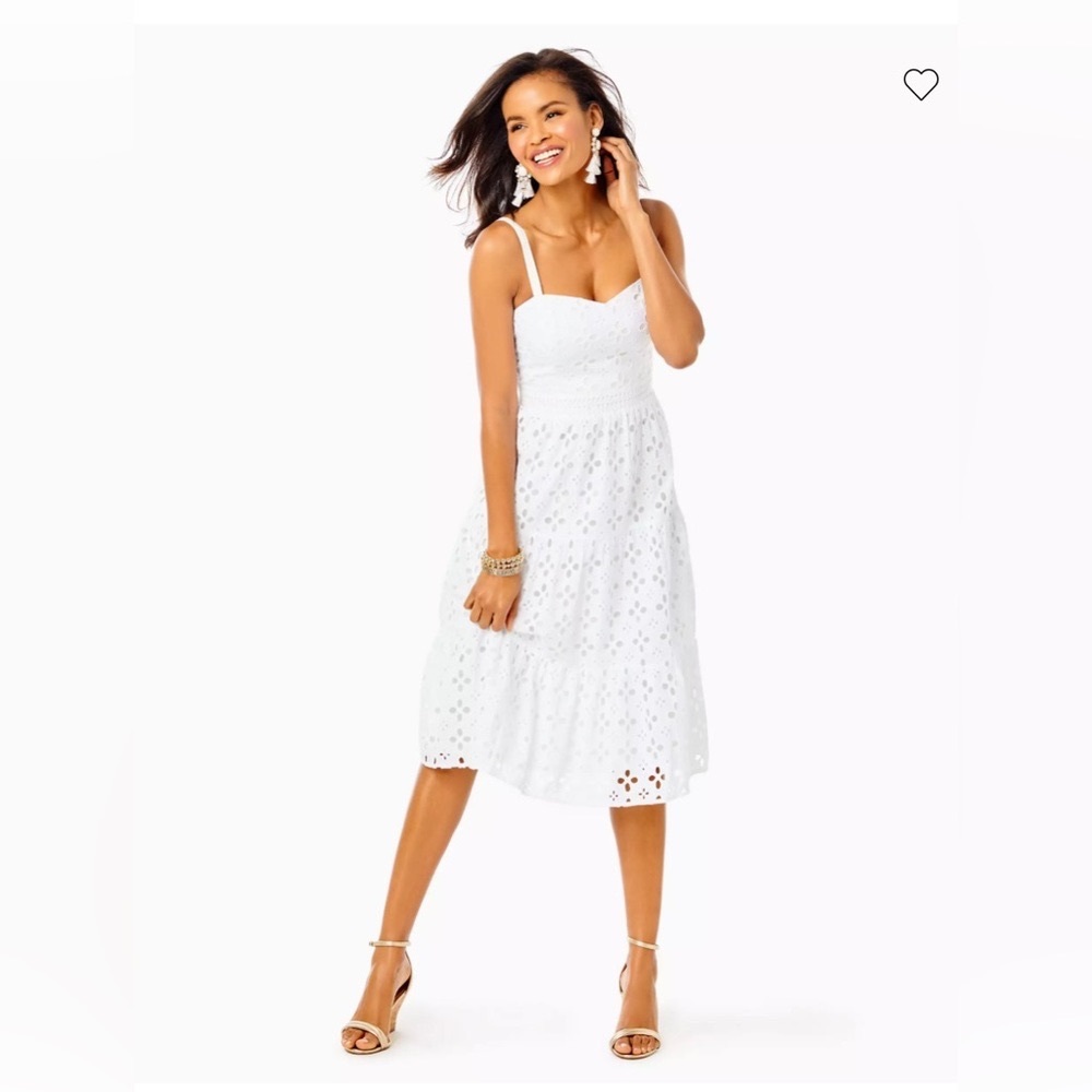 BNWT Lilly Pulitzer Majorie Eyelet Dress, size 6